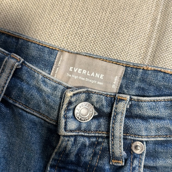 The High Rise Straight Jean - 25 Ankle - Picture 3 of 5